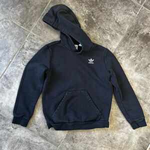 Adidas Black Hoodie with Logo Size S 9/10